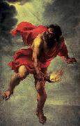 Jan Cossiers Prometheus Carrying Fire oil painting on canvas